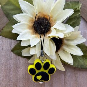 Dog Paw Phone Charm